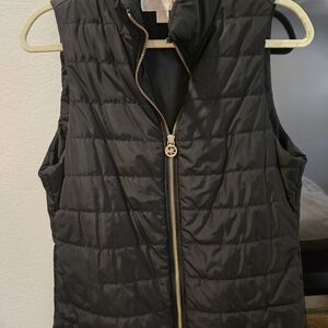 Michael Kors Black Quilted Vest